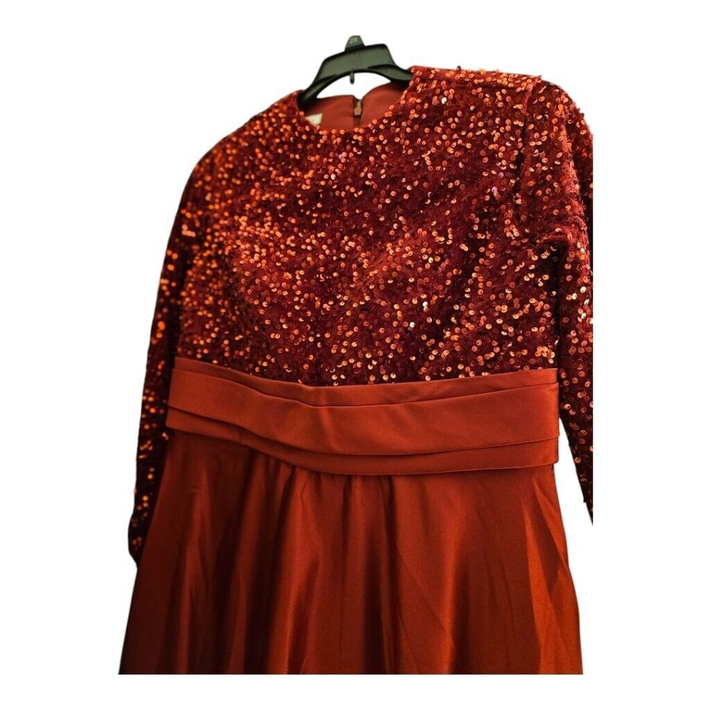 LanTing Wedding Dress, M, Red - Picture 12 of 14